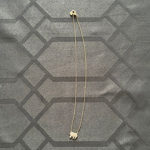 Ivory Ella Rose Gold  save the elephants necklace